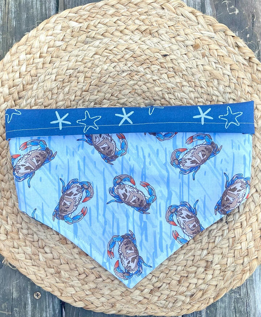 Dog Bandana - Blue Crabs