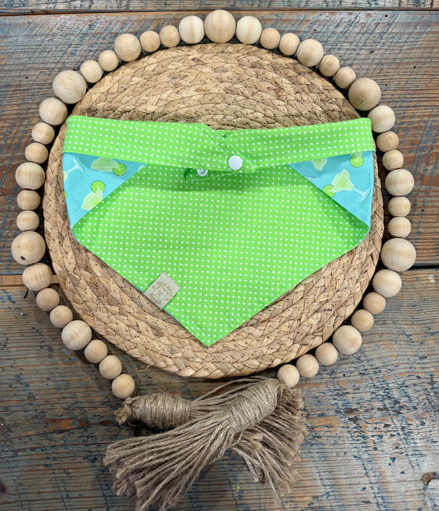 Dog Bandana - Margarita (aqua)