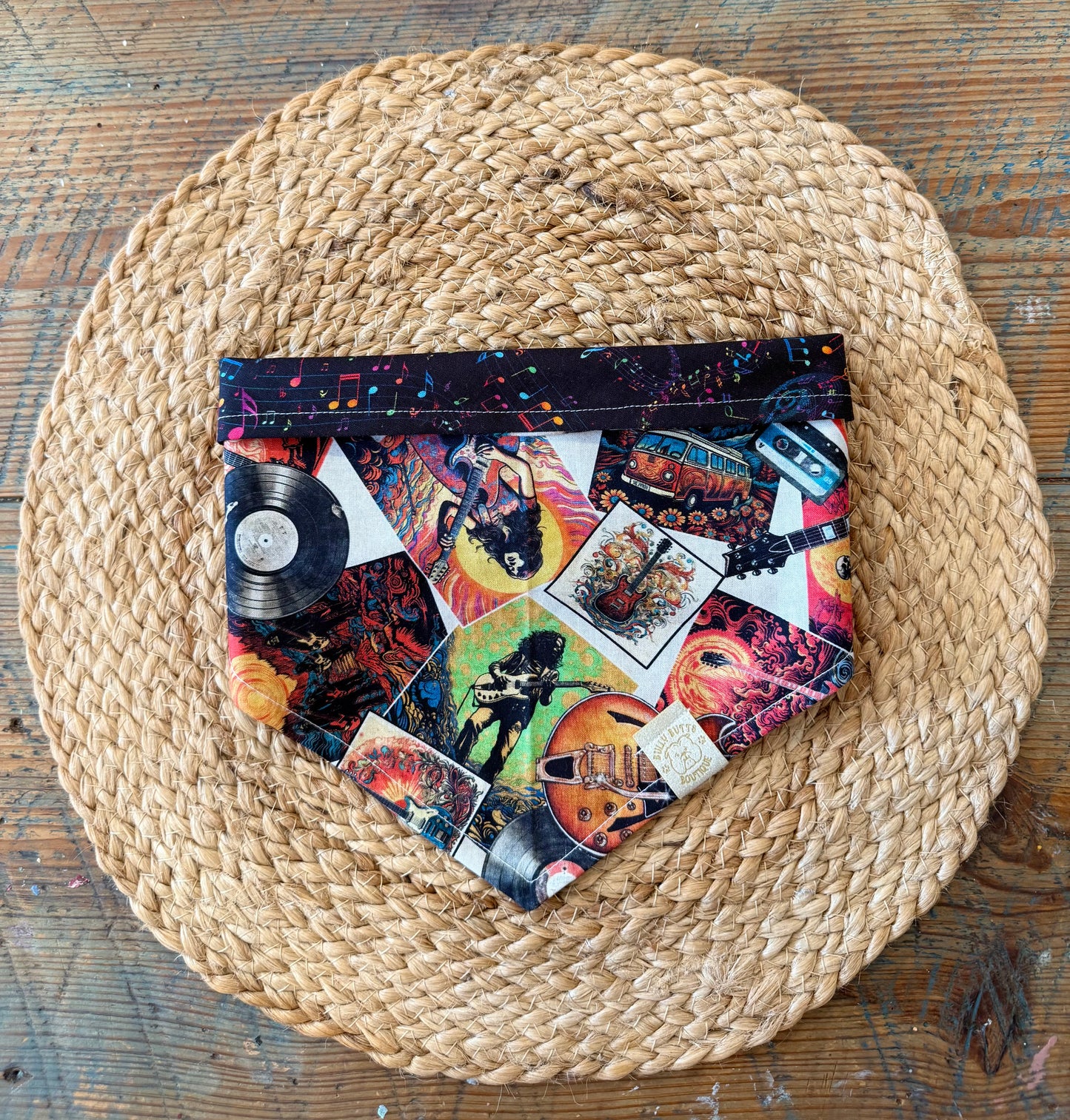 Dog Bandana - Retro Rock Era