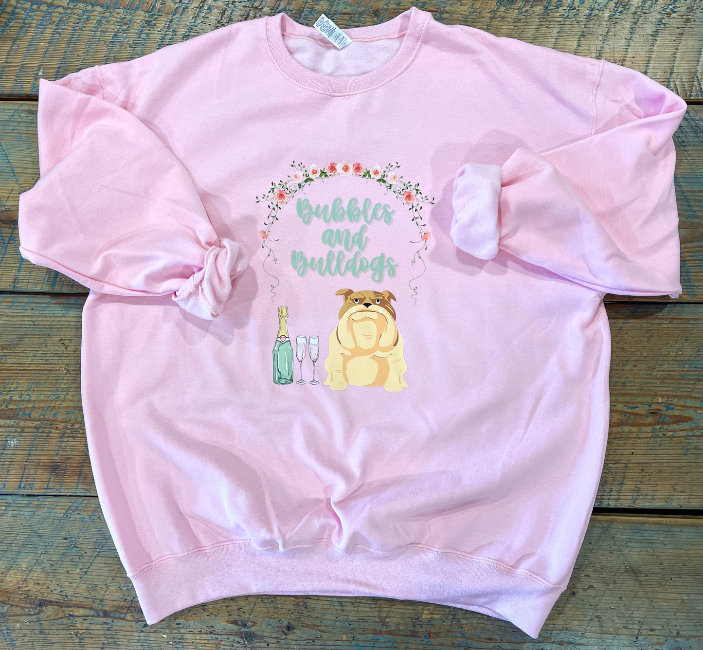 Bubbles & Bulldogs Crewneck