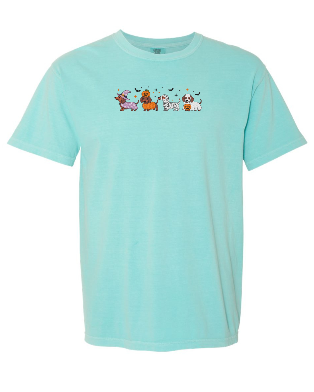 Halloweenie Embroidered T-Shirt (GLOWS IN THE DARK)