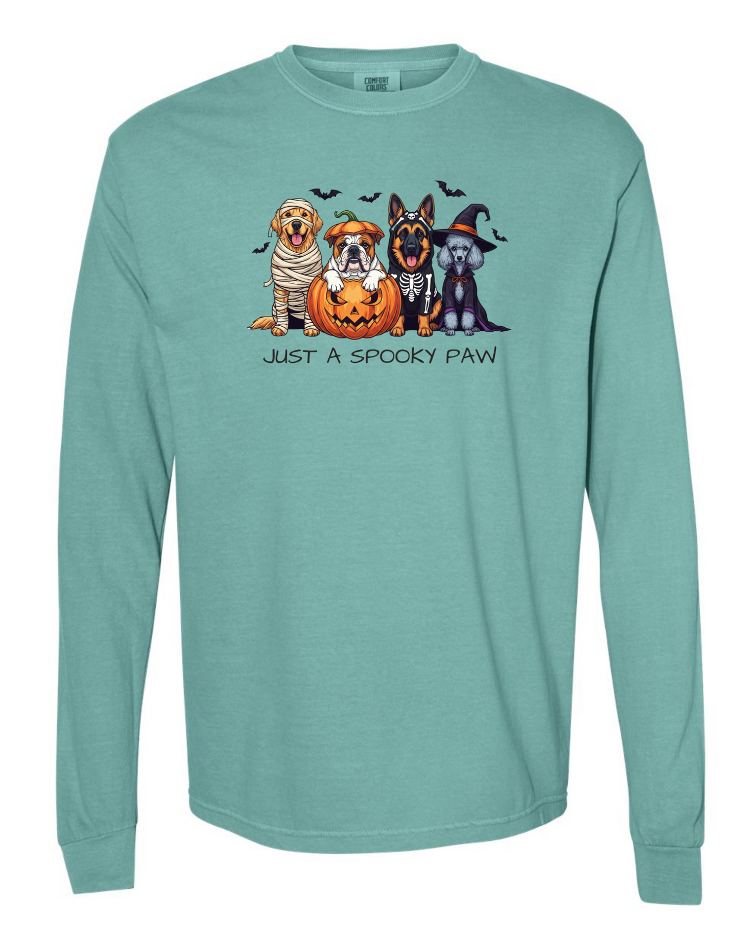 JUST A SPOOKY PAW T-SHIRT LONG SLEEVE