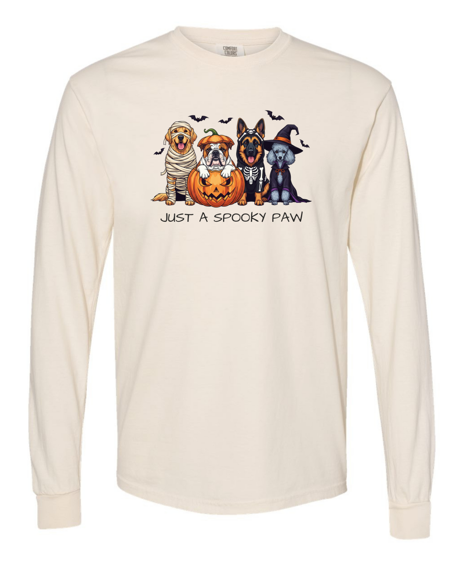 JUST A SPOOKY PAW T-SHIRT LONG SLEEVE