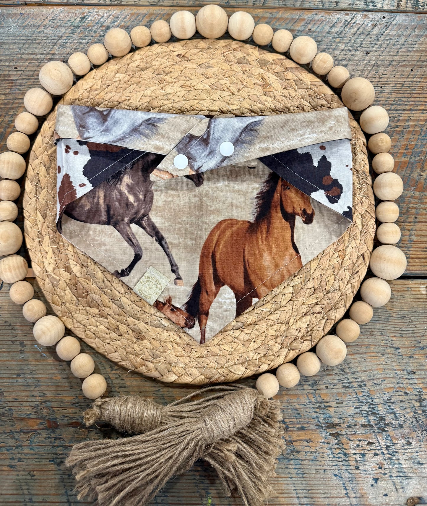 Dog Bandana - Mixed Cow Print