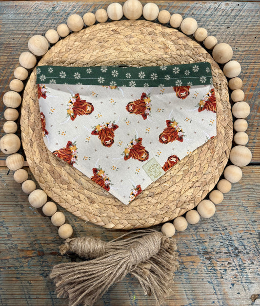 Dog Bandana - Highland Cows