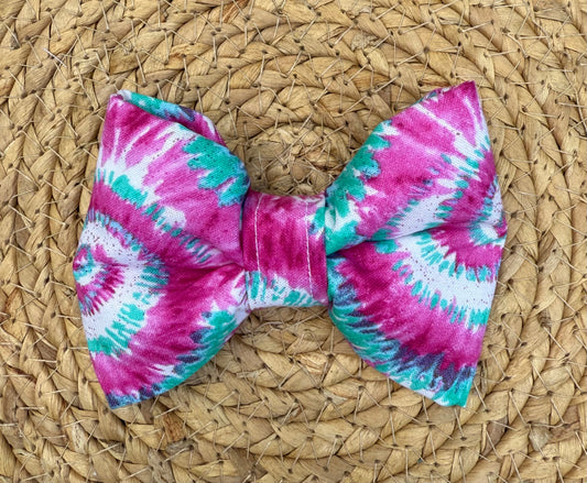 Bowtie - Pink/Blue Tie Dye