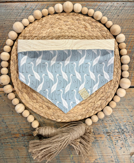 Dog Bandana - Coastal Cranes