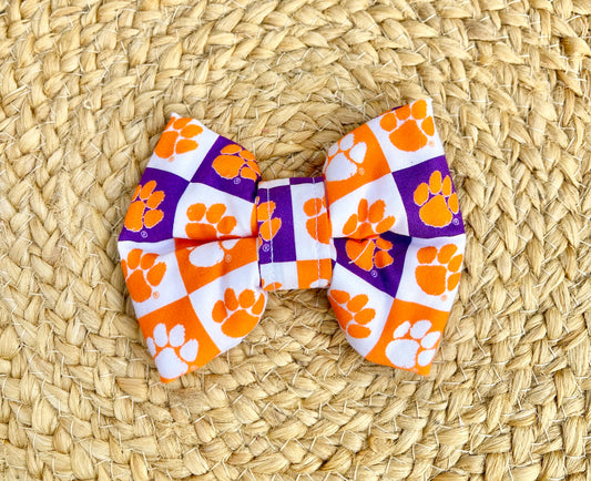 Dog Collar Bowtie -  CLEMSON TIGERS