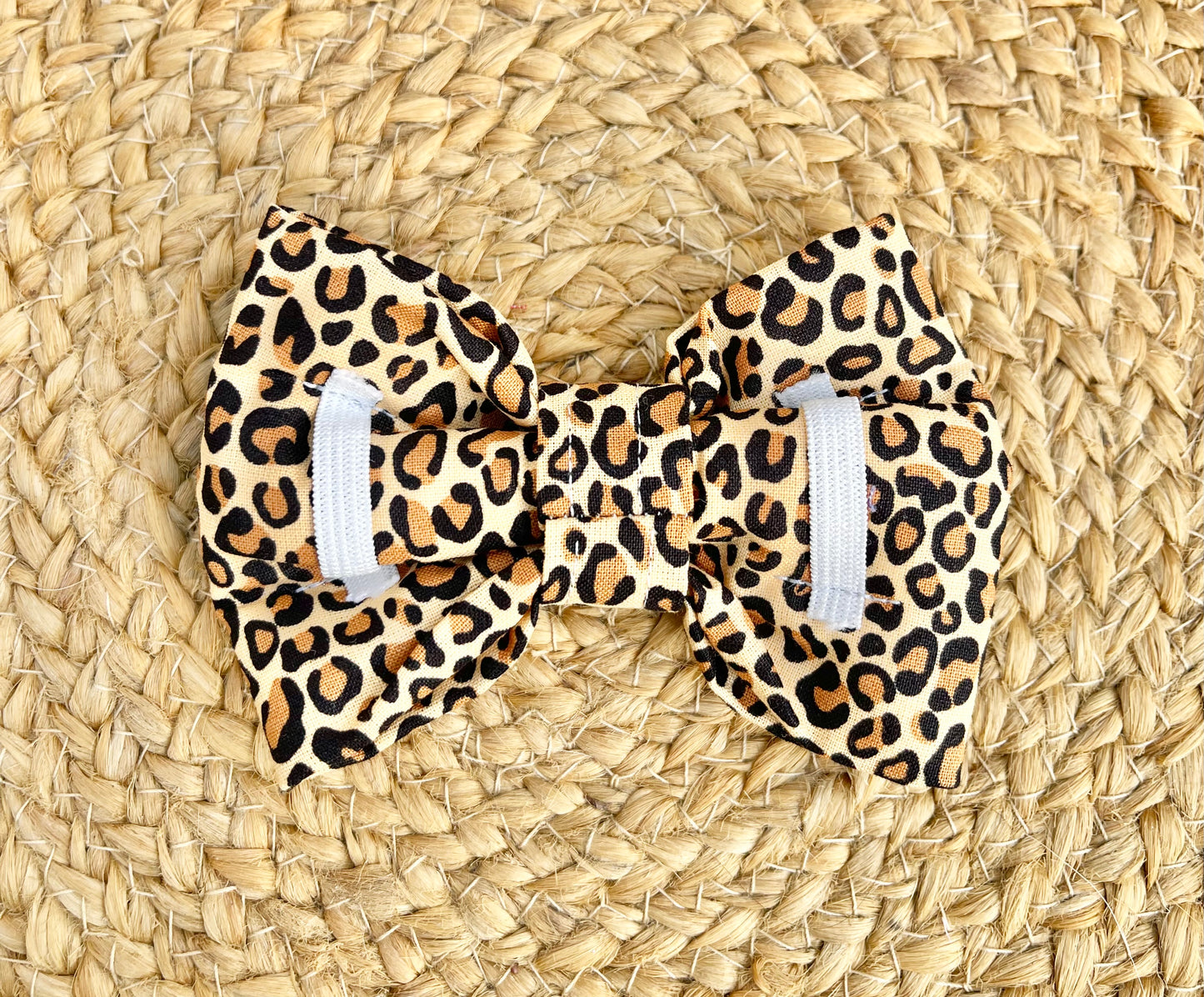 Dog Collar Bowtie -  Leopard print 🐆