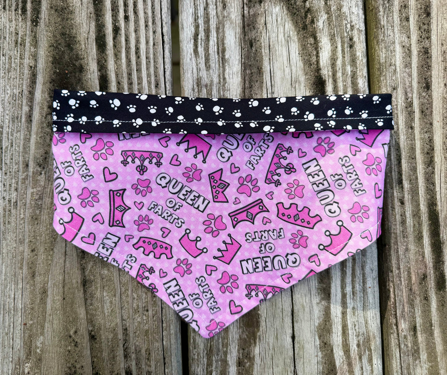 Dog Bandana - Queen of Farts