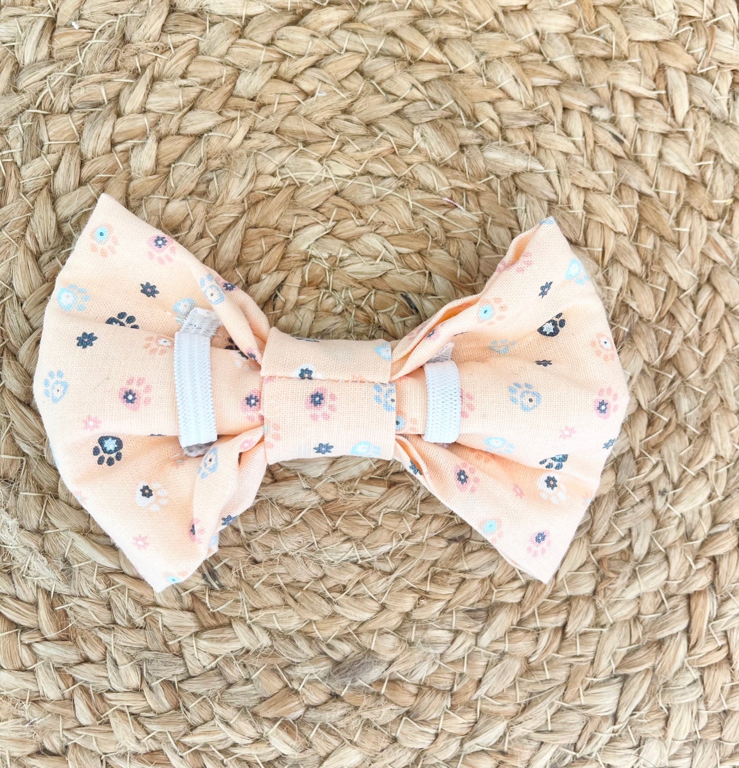 Dog Collar Bowtie -  Mini paws