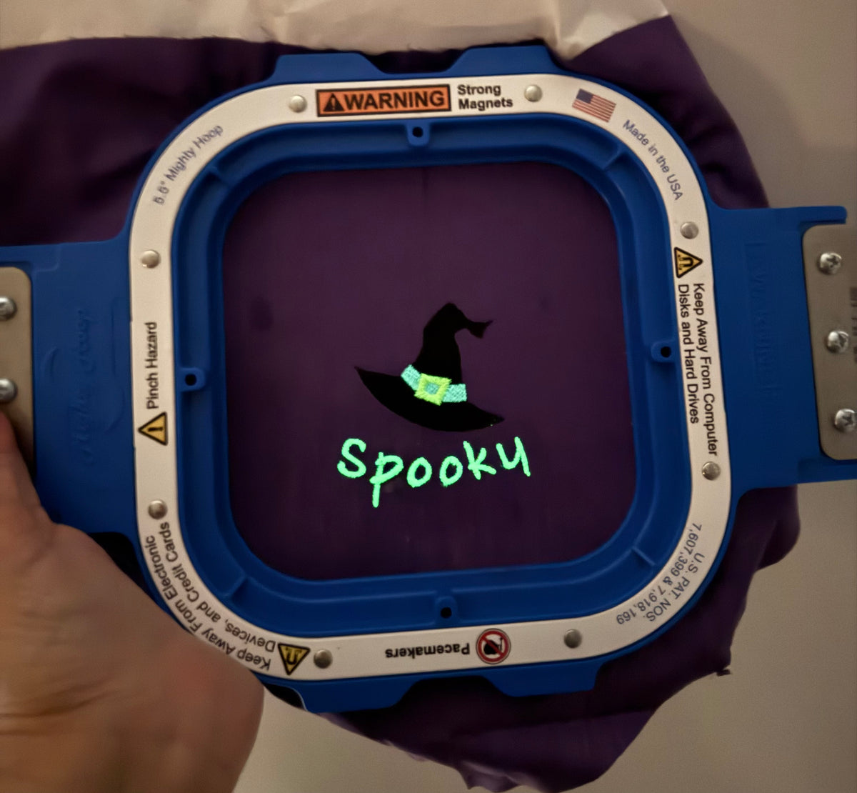 Dog Bandana - Embroidered Witch Hat