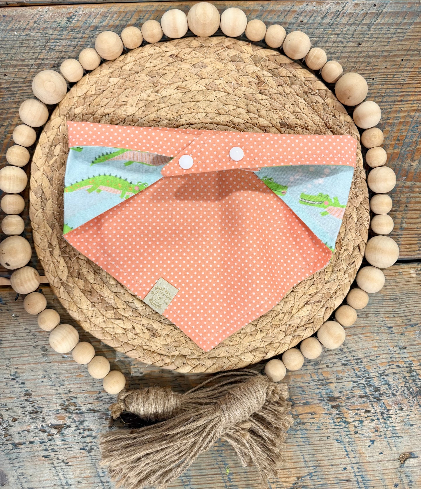 Dog Bandana - Swimming Alligators