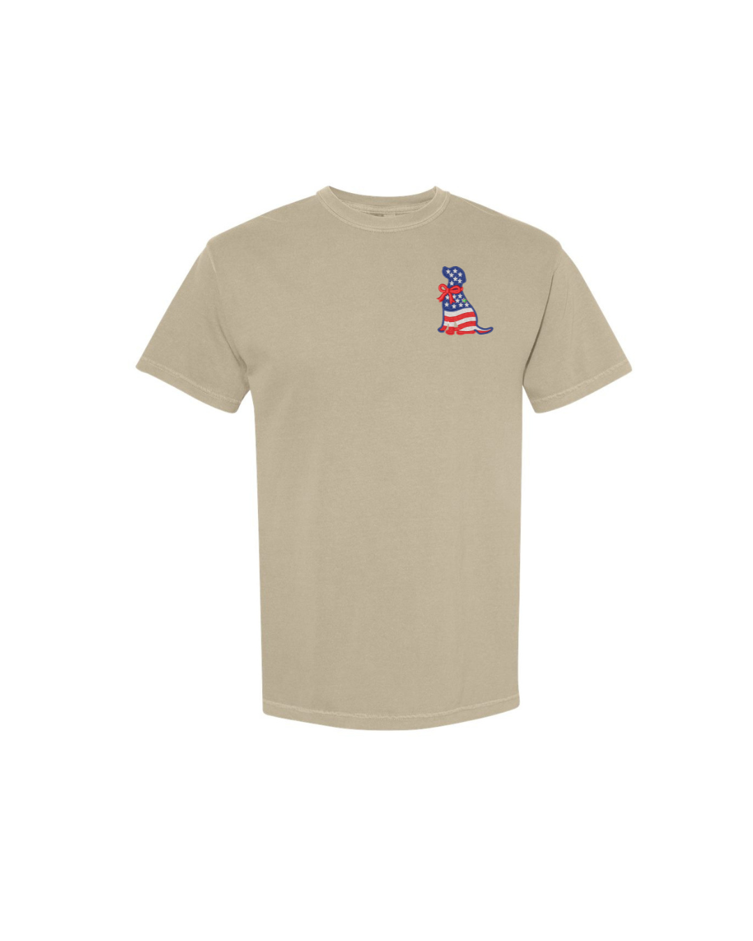 Patriotic Dog Logo Embroidered T-Shirt/Sweatshirt