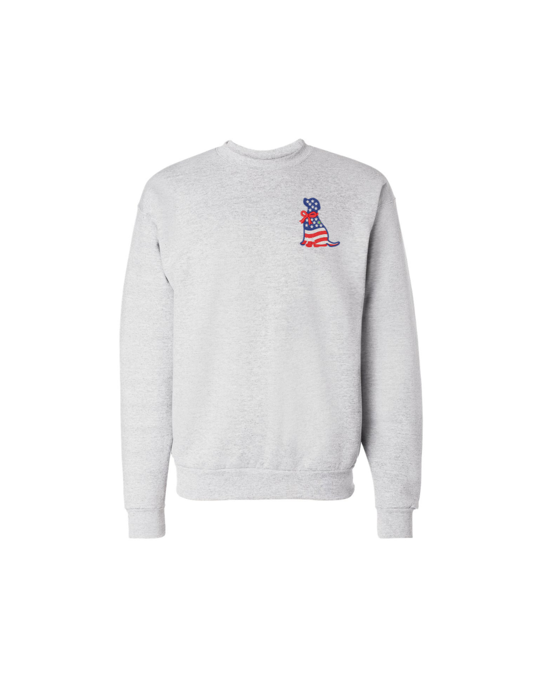 Patriotic Dog Logo Embroidered T-Shirt/Sweatshirt