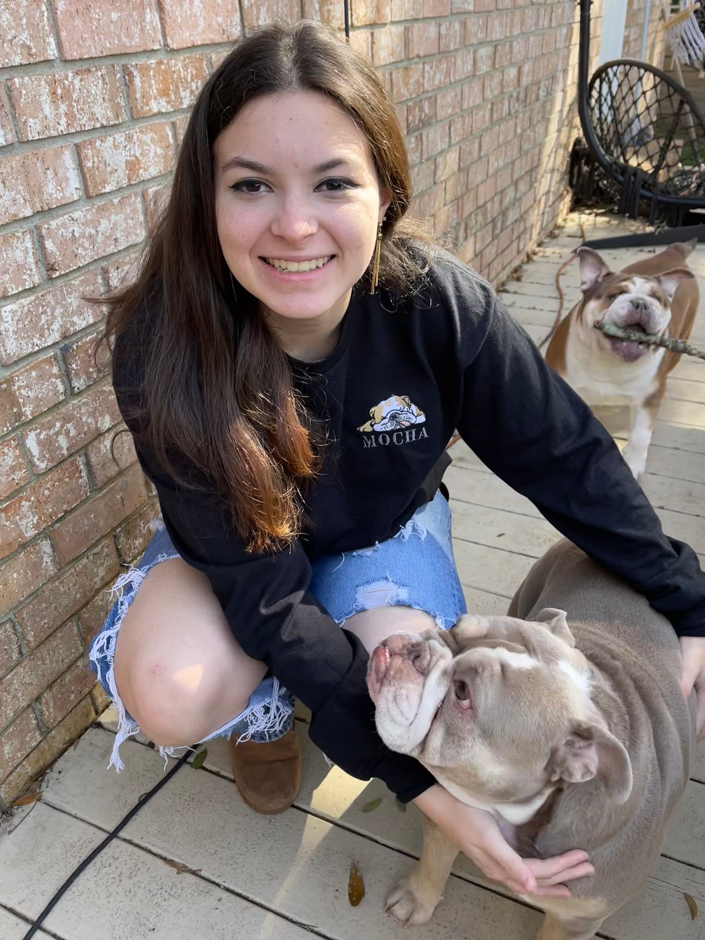 Napping Bulldog Long Sleeve T-shirt