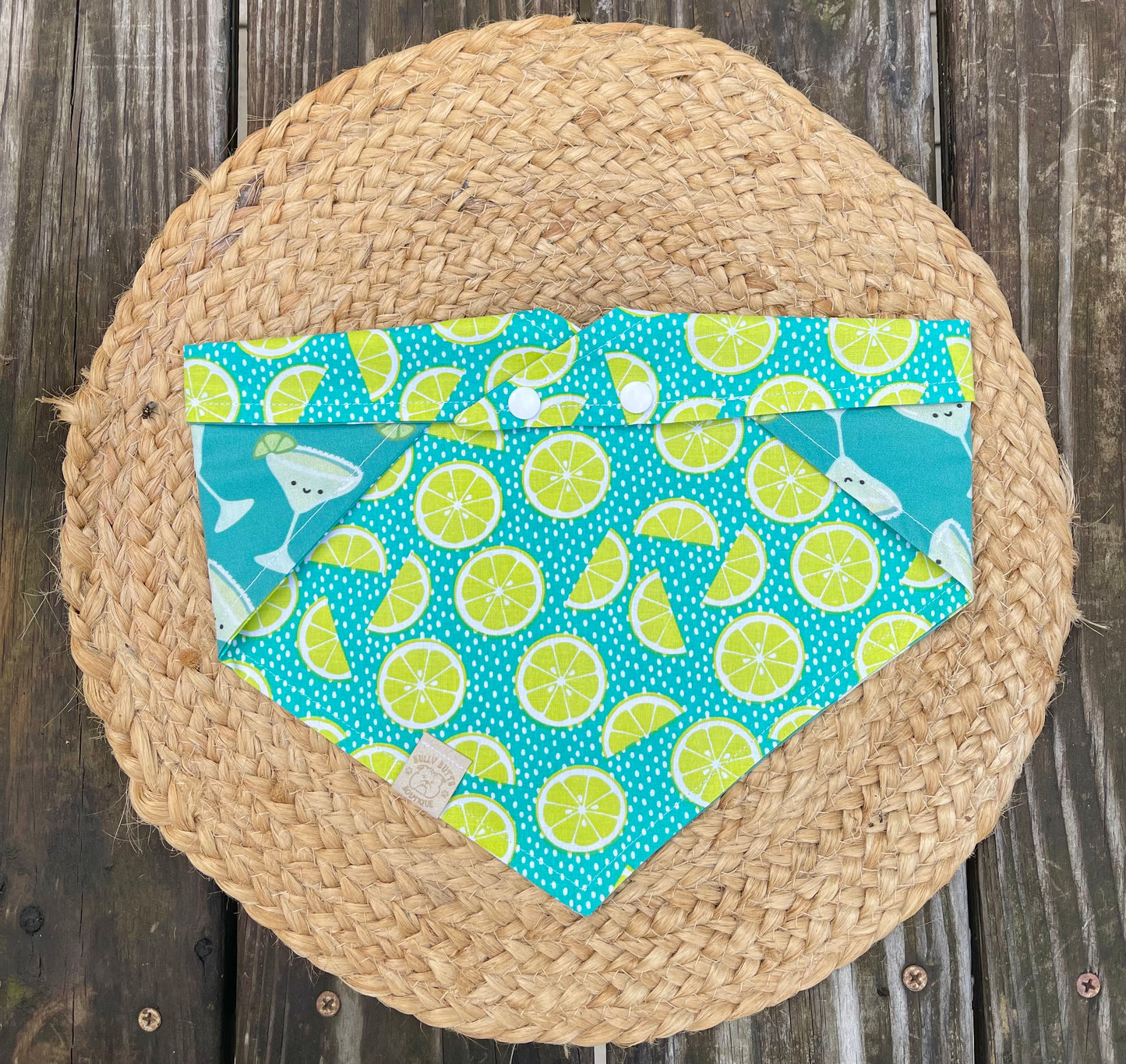 Dog Bandana - Happy Margaritas 😃🍋‍🟩