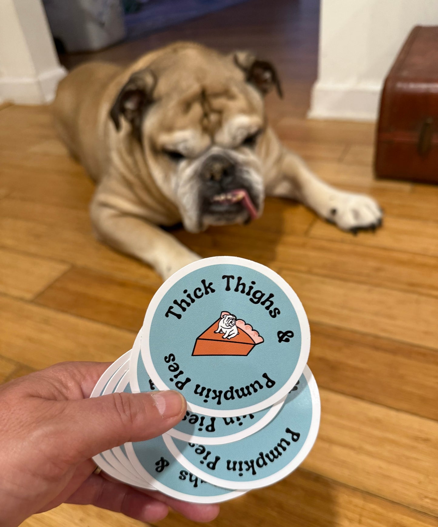 Thick Thighs & Pumpkin Pies- STICKER