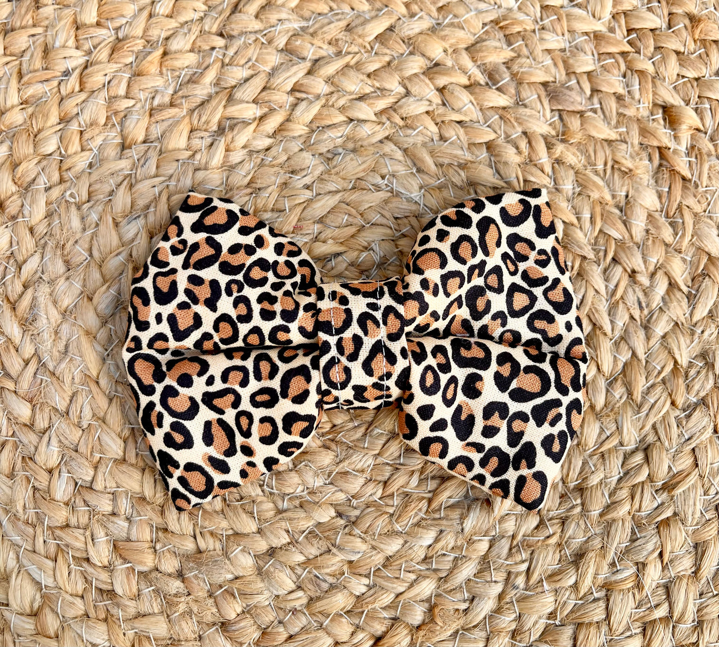 Dog Collar Bowtie -  Leopard print 🐆