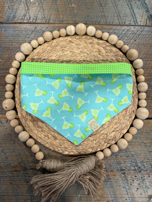 Dog Bandana - Margarita (aqua)
