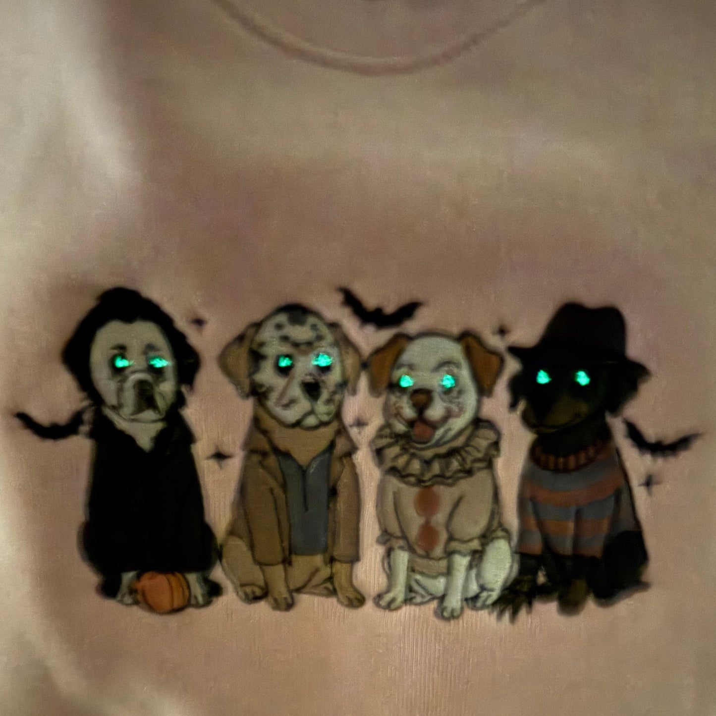 SPOOKY MASK DOGS Embroidered (Sweatshirt)