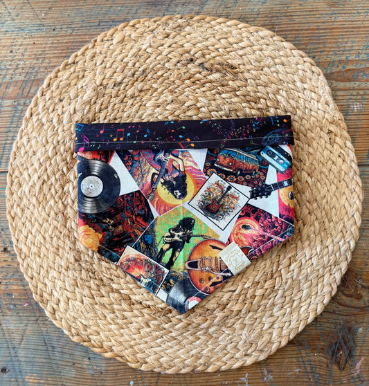 Dog Bandana - Retro Rock Era