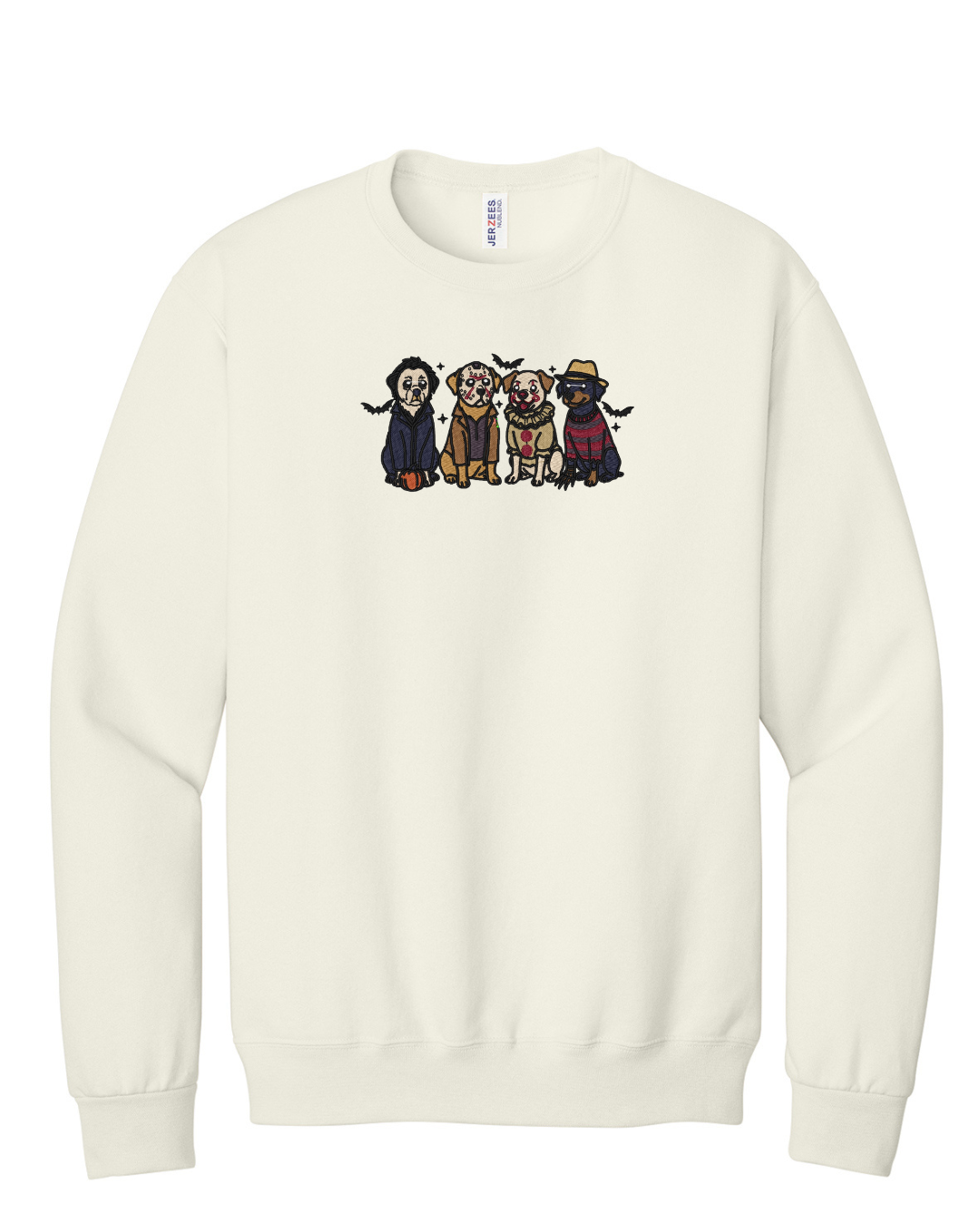 Horror Movie Dogs GLOWING EYES Embroidered Sweatshirt (LIMITED)