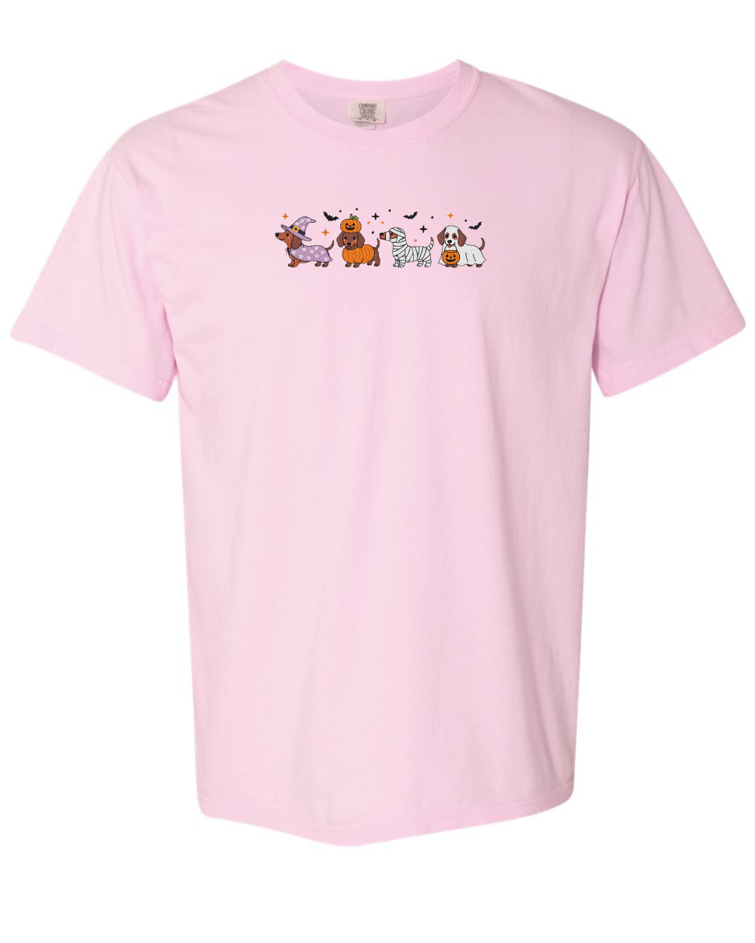 Halloweenie Embroidered T-Shirt (GLOWS IN THE DARK)