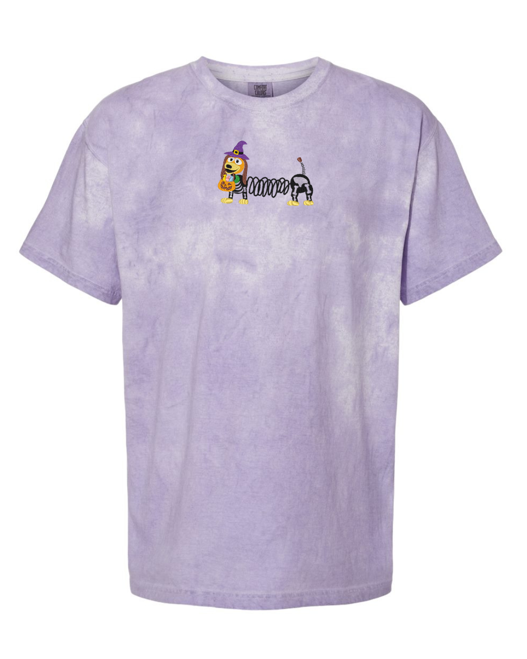 Spooky Slinky Embroidered T-Shirt