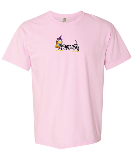 Spooky Slinky Embroidered T-Shirt