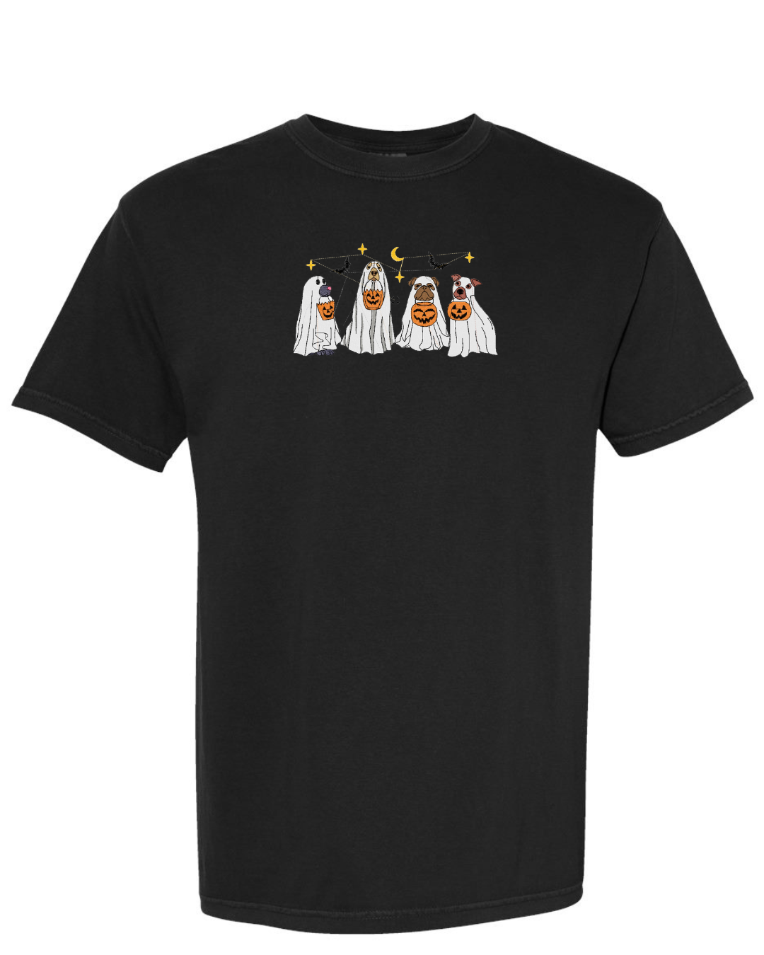 Ghost Dogs GLOW IN THE DARK Embroidered T Shirt
