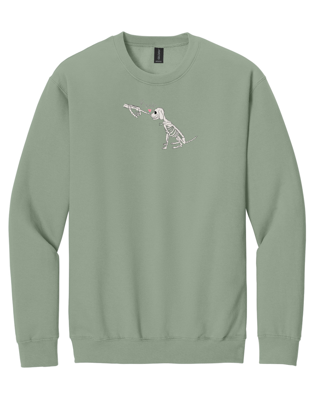 BOOP GLOW IN THE DARK Skeleton embroidered (Crewneck)