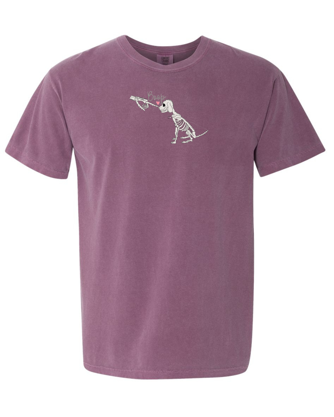 BOOP Skeleton Embroidered GLOW IN THE DARK (Short Sleeve T)