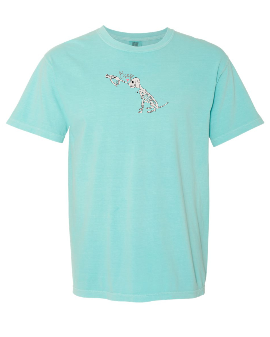 BOOP Skeleton Embroidered GLOW IN THE DARK (Short Sleeve T)