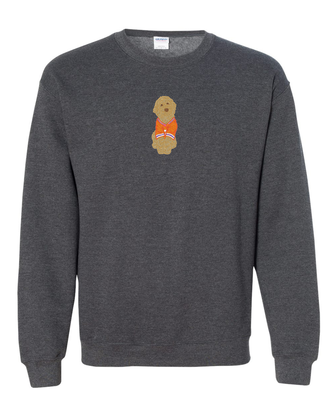 Football Mascot  Embroidered (Crewneck)