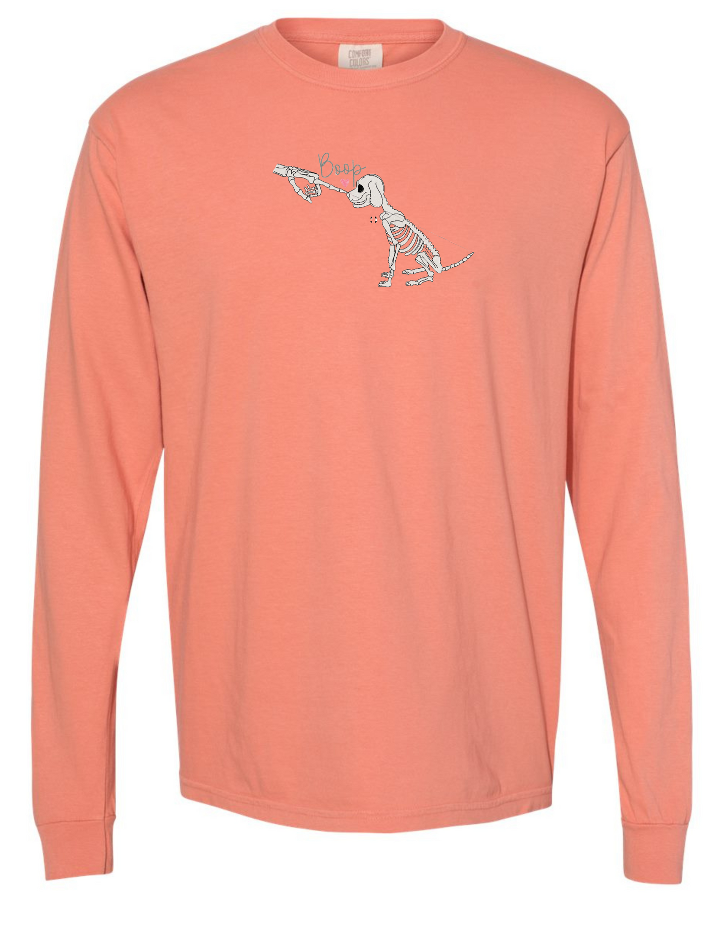 BOOP GLOW IN THE DARK Skeleton embroidered (LONG SLEEVE)
