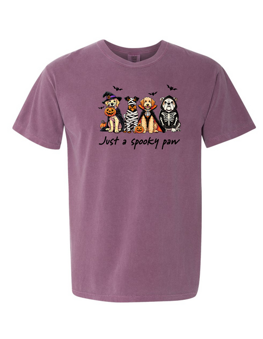 A SPOOKY PAW T-SHIRT SHORT SLEEVE