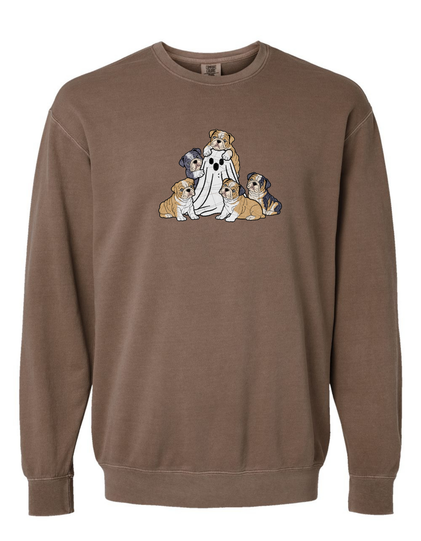 BULLDOG PUPPIES w/ghost Embroidered (SWEATSHIRT)