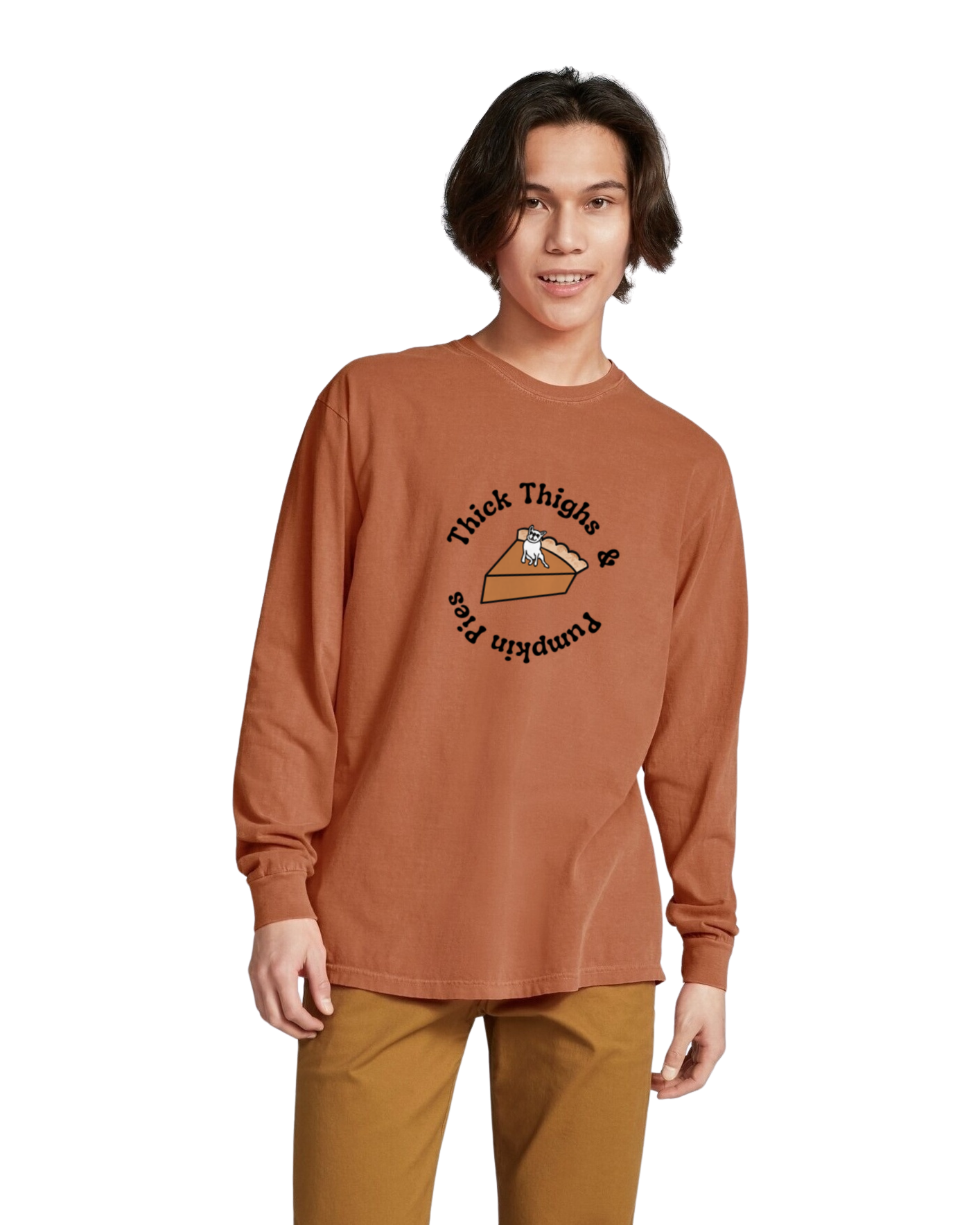 Thick Thighs & Pumpkin Pies (FRENCHIE) T shirt