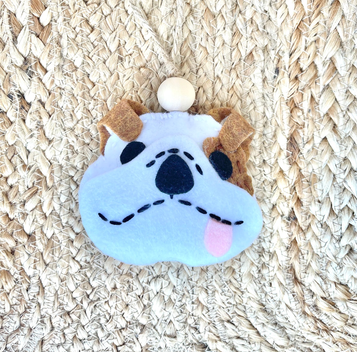 English Bulldog Car Charm Air Freshener